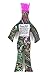 Dammit Doll - Classic Little Italy - Red Yellow Multi Color Paisley, Olive Green Hair - Stress Relief, Gag Gift