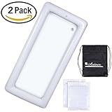 Antner 2 Pack Inflatable Salad Bar Buffet Ice Cooler Beverage Serving Bar with Drain Plug, White