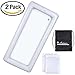 Antner 2 Pack Inflatable Salad Bar Buffet Ice Cooler Beverage Serving Bar with Drain Plug, White