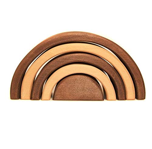 Rainbow Stacker Montessori Toys Wooden Toys Wooden rainbow Stacker montessori materials Learning game Waldorf Toys Baby toys BESTSELLER TOYS Toddler Sensory Open ended toys Creative Educational Toys