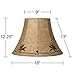 Palm Leaf Faux Leather Lamp Shade 9X18x13 (Spider)