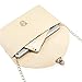 GEARONIC Clutch Purses, PU Leather Evening Envelope Clutch Handbags Womens Crossbody Bag with Chain Strap Beige