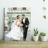 StickerdWall Personalised Canvas Photo Frame 31x21cm 12x8in A1 A4 view 6