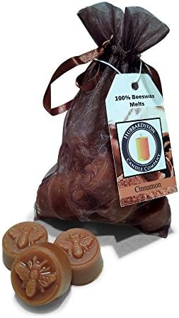 Cinnamon Scented Beeswax Melts, Hand Poured by Hubbardston Candle Company (12)