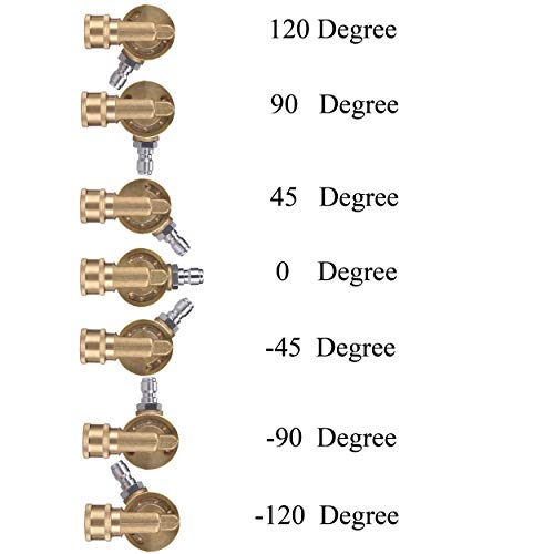 Tool Daily Quick Connecting Pivoting Coupler for Pressure Washer Nozzle