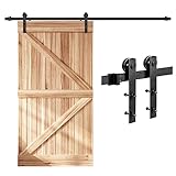 EaseLife 8 FT Heavy Duty Sliding Barn Door Hardware