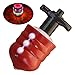 Leagway Spinning Tops Toys, Magic Spinning Top Gyro with Colorful Flashing LED Lights and Music for Kids Toddler Boys Girls, 3-Pack Retro Light-up Wood-Like Peg-top Gyro Spinner Toys Gift