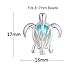 Vie jeune 10pcs Bright Silver Turtle Charms Pearl Cage Locket Beads Cage Pendant Jewelry Making Supplies-For Oyster Pearls, Essential Oil Diffuser, Fun Gifts (Turtle-1)