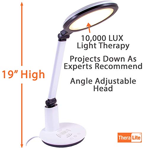 Theralite Halo Light Therapy Lamp Sunlight Lamp UV Free 10,000 LUX