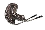 Water Right Professional Coil Garden Hose, Lead Free & Drinking Water Safe, 50-Foot x 3/8-Inch, Espresso