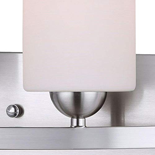Bennington Lakeland 3-Bulb Bath Vanity Light Fixture Bar, Brushed Nickel