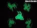 Monqiqi 48 Pack Unicorn Bracelets Party Wristbands for Birthday Party Favor Supplies (Glow Unicorn Bracelets)