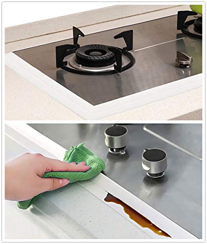 image for 2 Pack Caulk Strip and 1 Pc Sealant Tool Kit, Branger PE Sealing Tape 