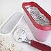 Set of 2, Ice Cream Containers for Homemade Ice Cream - 1.5 Quart Each, Reusable Freezer Storage Containers - Red