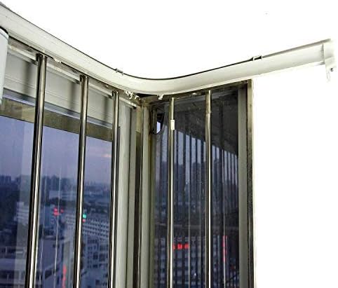 Amazon Com Super More 5 Meters Bendable Curtain Track Ceiling