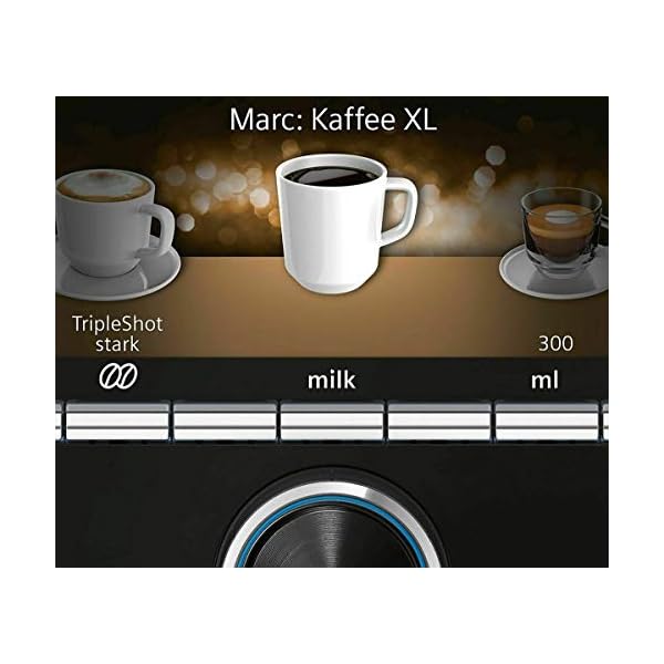 Siemens Kaffeevollautomat EQ.9 plus connect S500 TI9555X9DE, Schwarz, 1500 W – Bild 4