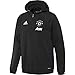 adidas Men's Manchester United 1/4 Zip Fleece Top (Small) Black/Collegiate Navy/White