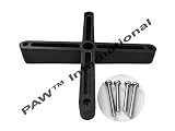 Angled Spacer for Metal or Polymer TV Brackets-Distributed by PAW International