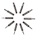 Gunpla 10 Pieces Torx Screwdriver Bit Set Precision Head Security Hex Shank CR-V Steel Quick Release Screw Driver for Attachment Electronic Repair T3 T4 T5 T6 T7 T8 T9 T10 T15 T20 – 1.1 inch