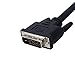 StarTech.com 6 ft 90 Degree Upward Angled Dual Link DVI-D Monitor Cable M/M - Male to Male 25 pin DVI-D Video Cable Black 6 Feet 2560x1600 (DVIDDMMTA6)