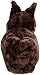 Silver Lilly German Shepherd Slippers - Plush Dog Slippers w/Platform (Brown/Tan/Black, Large)