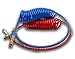 Power Products Coiled Air Sets Coiled Set Red & Blue. Working Length - 15 ft Pigtail Length - 40 in Valve Ends