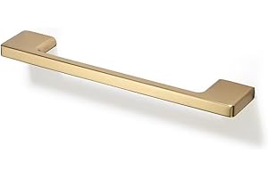 TUNNY 5 Pack Classic Cabinet Handles-8.8"/224mm Screw Spacing Champagne Bronze Furniture Hardware Handles for Kitchen Cabinets Bedroom Cabinet Pull