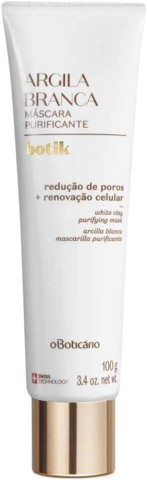 Botik Máscara Facial Argila Branca 100 ml O Boticário