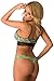 Velvet Kitten Sexy Lets Hook Up Longline Bra for Women B24153 (34C, Green/Black)