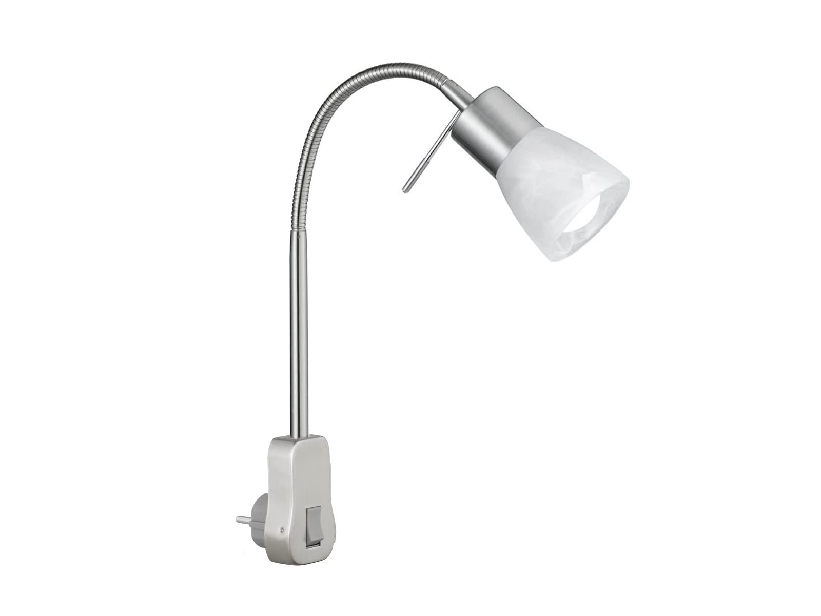 Trio Leuchten LED Plug Spotlight Metal E14 5 W Matt Nickel 22 x 4.7 x 40 cm