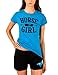 Juniors Horse Girl Set Black Shorts with Gray T-Shirt Sizes S-XXL