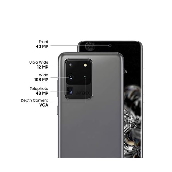 Samsung-Galaxy-S20-Ultra-5G-Mobile-Phone-Sim-Free-Smartphone-Cosmic-Grey Samsung Galaxy S20 Ultra 5G Mobile Phone; Sim Free Smartphone 128GB - Cosmic Grey, (UK Version)