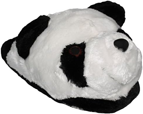 Women's Animal Head Plush Slipper, Indoor Home House Slippers, Shoes (XL, Panda)