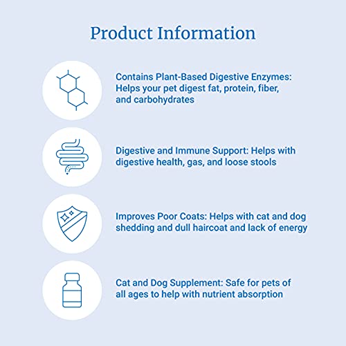 PetAg Prozyme Powder Digestive Enzyme Supplement for Lactose