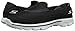 Skechers Performance Footwear Womens Gowalk 3 - Unfold Walking Shoe,Black/White,7 M US