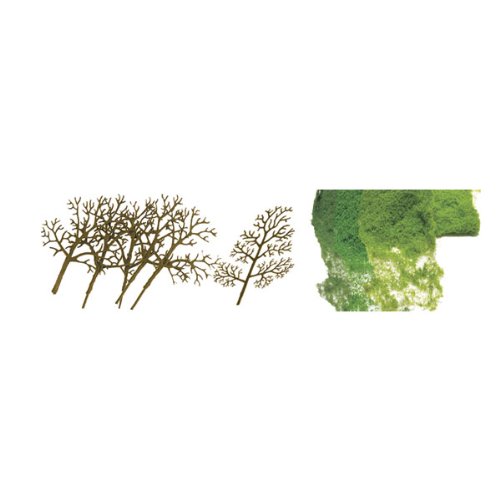 JTT Scenery Products Premium Series: Sycamore Tree Kit, 3-4