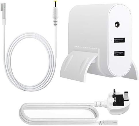 WEGWANG Charge Replacement for 45W Macbook Air Charger[No Sparking], Magnetic 1 Power Adapter with 2 Ports USB Replacement for MacBook Air 13 inch (Before Mid 2012)
