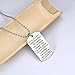 danjie Meaningful Dog Tag Necklace for Boy and Men,to My Grandson from Grandpa and Grandma Stainless Steel Necklace Inspirational Gifts for Grandson Jewelry (Nkc019, Stainless-Steel)