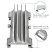 Vertical Laptop Stand [Upgrade Version],Syslux 3 Slots Space-Saving Aluminum Desktop Stand Holder with Adjustable Dock Size,Compatible with All MacBook/Surface/Lenovo/Dell/Gaming Laptops (Silver)thumb 3