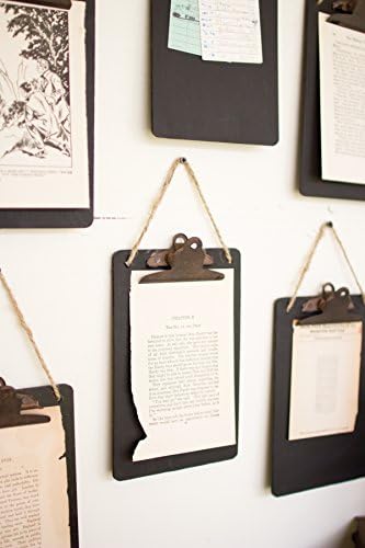 Black Clip Board Photo/note Holder Set of 6