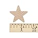 Wood Stars for Crafts, Small Wooden Stars Cutouts 1-1/2 Inch by 3/16 Inch, Pack of 50, Christmas, July 4th & Memorial Day by Woodpeckers