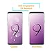 [2-Pack] Galaxy S9 Plus Screen Protector,Cafetec Tempered Glass Screen Protector with [9H Hardness][Easy Bubble-Free Installation][Anti-Scratch] for Samsung Galaxy S9 Plus.