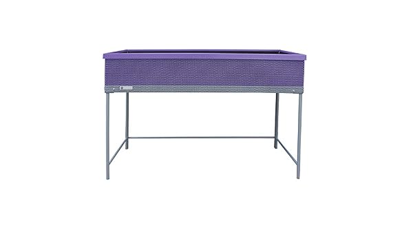 Huerto urbano de metal Green Passion 122x57x80 cm.Color berenjena ...