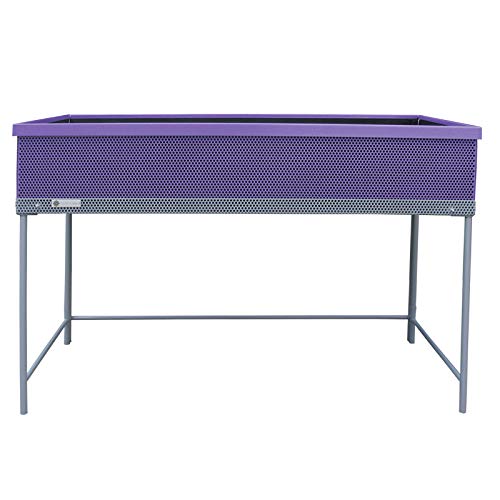 Huerto urbano de metal Green Passion 122x57x80 cm.Color berenjena ...