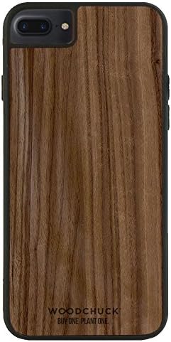 WOODCHUCK Wooden Case Compatible with iPhone 8 Plus/iPhone 7 Plus - Premium Wood Grain - Made in The USA