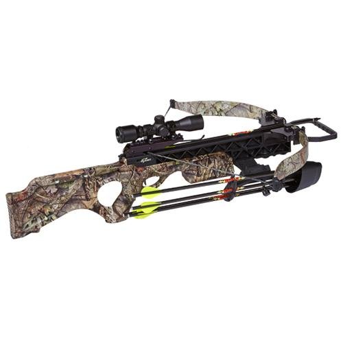 Excalibur Crossbow Matrix SMF Grizzly Crossbow with Lite Stuff Package/Vari-Zone Scope (Draw Weight : 200-Pound), Mossy Oak Break-Up Country, Recurve