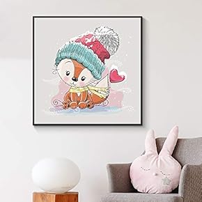 Floating Framed Canvas Wall Art for Living Room, Bedroom Canvas Prints for Home Decoration Ready to Hang - 16x16 inches