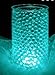 Bundle: 8 Oz. Cosmo Beads Brand; Premium Water Pearl Gel Beads & 10 Pieces Submersible LED Lights – Great for Party/Wedding Centerpieces (Turquoise)