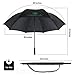 Procella Golf Umbrella Windproof 68 Inch Large for Sports, Men & Women, Waterproof Rain Stick Umbrellas (Black, 68 Inch Single Canopy)