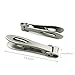 Fingernails & Toenails Clippers Set with 15mm Wide Jaw Opening, Deluxe Sturdy Stainless Steel Sharp Nail Cutter for Thick Nails